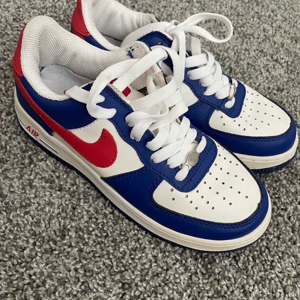 Nike Kids' Red and Blue Sneakers
